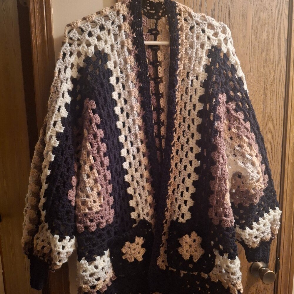 Handmade Hexagon Cardigan